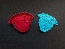 Load image into Gallery viewer, dog cat faces cookie cutter and stamp