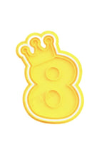 Load image into Gallery viewer, crown number cutter and embosser - prince/princess birthday cookie 8