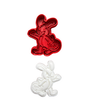 Load image into Gallery viewer, Easter Rabbit cookie cutter PYO set egg hunt chicken Egg