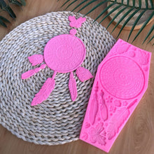 Load image into Gallery viewer, dream catcher silicone cake butterfly boho fondant floral sugarcraft soap