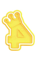 Load image into Gallery viewer, crown number cutter and embosser - prince/princess birthday cookie 4