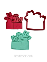 Load image into Gallery viewer, tool box cookie cutter and embosser - happy father's day without message