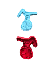 Load image into Gallery viewer, Gymnastics girl cookie cutter handstand stamp girl