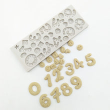 Load image into Gallery viewer, small & big number silicone mould - cookie/cupcake/cake decorating mould