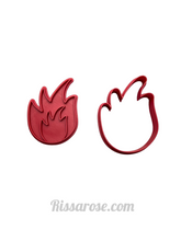 Load image into Gallery viewer, fire fighter cookie cutter truck engine fireman fondant embosser stop sign fire