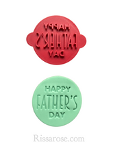 Load image into Gallery viewer, dad bod cookie cutter set father figure happy father's day happy father's day