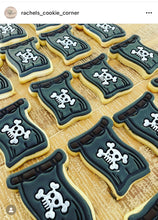 Load image into Gallery viewer, pirate cookie cutters stamps - hat map treasure box helm boat