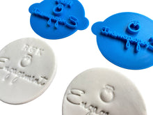 Load image into Gallery viewer, custom engagement cookie stamp diy stamp personalized initial engagement party cookie