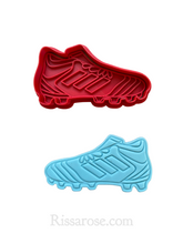 Load image into Gallery viewer, football soccer cookie cutter stamp world cup shoes jersey goal love shoe