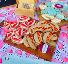 Load image into Gallery viewer, sausage steak cookie cutter stamp t bone steak father's day hotdog