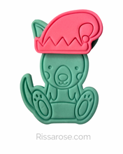 Load image into Gallery viewer, Australian animals cookie cutters Christmas stamps - Koala wombat kangaroo platypus kookaburra Ibis