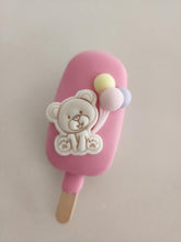 Load image into Gallery viewer, Super cute Teddy Bear cookie cutter and stamp - baby shower, Valentine's Day and birthday
