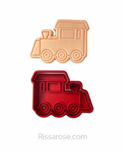 Load image into Gallery viewer, Transportation Road Signs Cookie Cutter Stamp Stop Sign Crossing Tree Airplane Parking Traffic light Ambulance Train