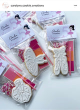 Load image into Gallery viewer, ballerina cookie cutter embosser debosser ballet shoes dress tutu raised pattern