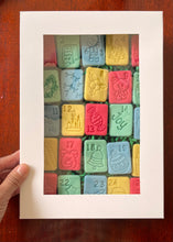 Load image into Gallery viewer, Christmas advent calendar cookie cutter stamp set
