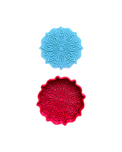 Load image into Gallery viewer, Mandala Cookie cutter stamp Flower Lace Pattern Indian Bohemian Henna Mehndi Diwali Chakra