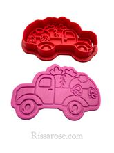 Load image into Gallery viewer, happy easter truck cookie cutter bunny easter egg