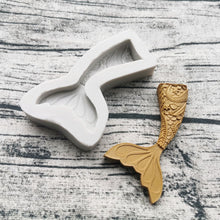 Load image into Gallery viewer, high detailed mermaid tail silicone cake mould fondant sugar craft decor mould