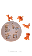 Load image into Gallery viewer, puppy mould dog cat mould fondant mold sugarcraft soap