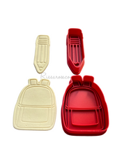 Load image into Gallery viewer, school bag and pencil cookie cutter back to school thank you teacher