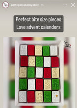 Load image into Gallery viewer, Christmas advent calendar cookie cutter stamp set
