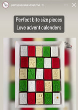 Load image into Gallery viewer, Christmas advent calendar cookie cutter stamp set