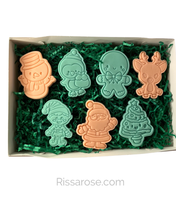 Load image into Gallery viewer, Christmas Cute Cookie Cutters Santa Penguin pudding Elf PYO Cute