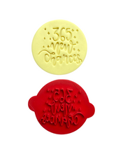 Load image into Gallery viewer, Happy New Year Cookie Fondant Stamps Embosse wine Glass chin chin 2023 Fireworks Celebrition