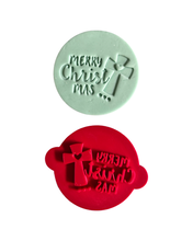 Load image into Gallery viewer, Traditional Christmas Nativity Scene Cookie Stamp Merry Christmas Baby Jesus Cross