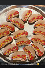 Load image into Gallery viewer, sausage steak cookie cutter stamp t bone steak father's day hotdog