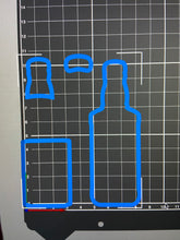 Load image into Gallery viewer, whisky fondant cutter set father's day no.1 dad the men myth legend