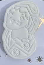 Load image into Gallery viewer, easter theme cookie cutter stamp - rabbit basket hatching baby chicken pyo cookie