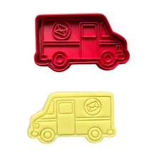 Load image into Gallery viewer, Post office Cookie Cutter Stamp folding trolley news paper Aus post Post fan Packing box