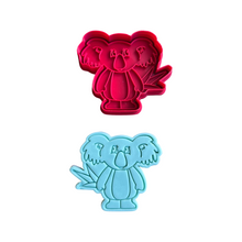 Load image into Gallery viewer, Happy Australia day theme cookie cutter stamp -kangaroo,koala, summer beach bucket