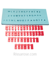 Load image into Gallery viewer, mini capital font alphabets set arial petite