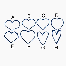 Load image into Gallery viewer, Heart cookie cutter 8 different styles valentine's day