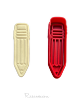 Load image into Gallery viewer, school bag and pencil cookie cutter back to school thank you teacher pencil