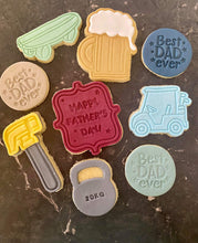Load image into Gallery viewer, dumbbell cookie cutter stamp - kettle bells