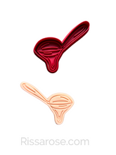 Load image into Gallery viewer, Honey theme Cookie Cutter Stamp honeycomb bee jar Winnie Fondant Embosser hexagonal