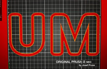 Load image into Gallery viewer, Alphabet Cookie Cutter Letter cookie cake large jumbo size