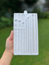 Load image into Gallery viewer, hemp rope tassel macrame silicone mold fondant cakes decorating mould boho chic bohemian