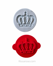 Load image into Gallery viewer, Queen Cookie Stamp HRH The Queen Crown Elizabeth II
