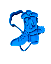 Load image into Gallery viewer, Boots Cookie Cutter Stamp