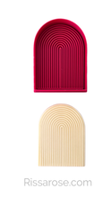 Load image into Gallery viewer, Rainbow double Arch Cookie Cutter Stamp
