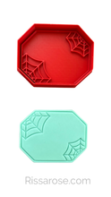 Load image into Gallery viewer, Halloween cookie cutter personalise ghost spiderweb cute witch