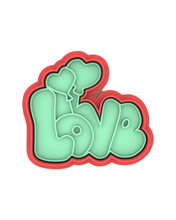 Load image into Gallery viewer, Hearts Day Cookie Cutter Stamp Heart Teddy Bear Letter Valentine's' day