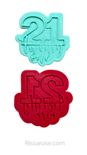 Load image into Gallery viewer, 21st Birthday cookie stamp