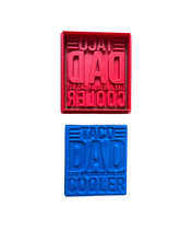 Load image into Gallery viewer, Taco Dad Cookie Cutter Cooler Dad Father&#39;s Day
