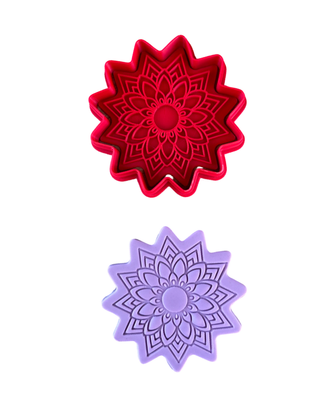 Buddha theme cookie cutter Mandala stamp Flower Lace Pattern Indian Bohemian Henna Mehndi Diwali Chakra