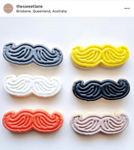 Load image into Gallery viewer, Moustache cookie cutter mini moustache father&#39;s day November
